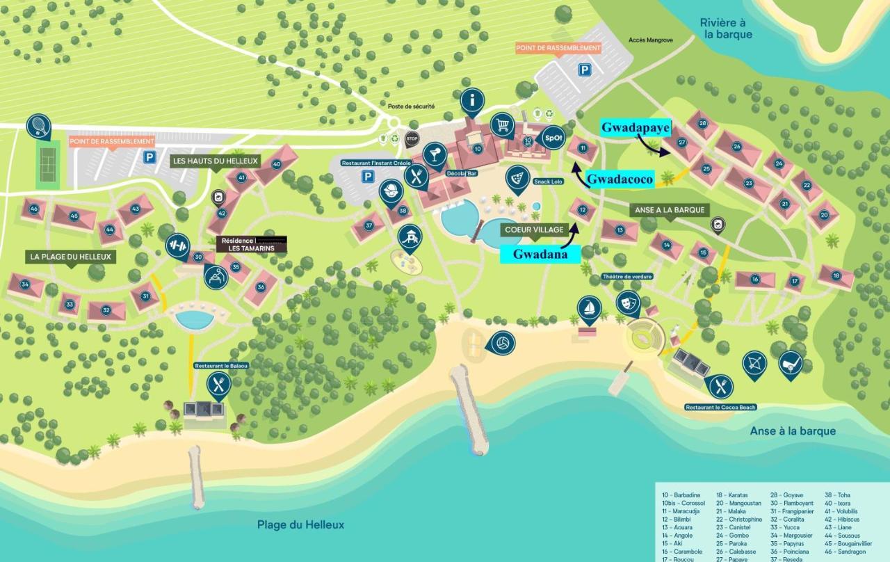 Vue Exclusive Mer Et Volcan, Village Vacances Avec Plage Et Piscine, Les Gwadastudios Сент-Анн Экстерьер фото