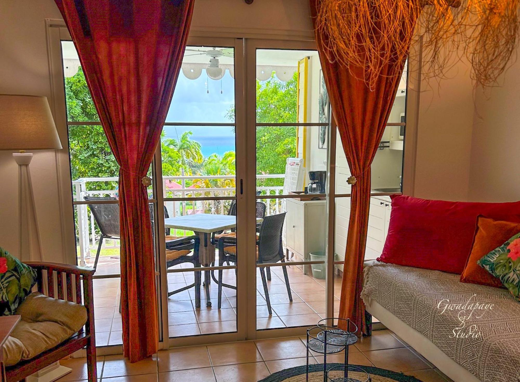 Vue Exclusive Mer Et Volcan, Village Vacances Avec Plage Et Piscine, Les Gwadastudios Сент-Анн Экстерьер фото